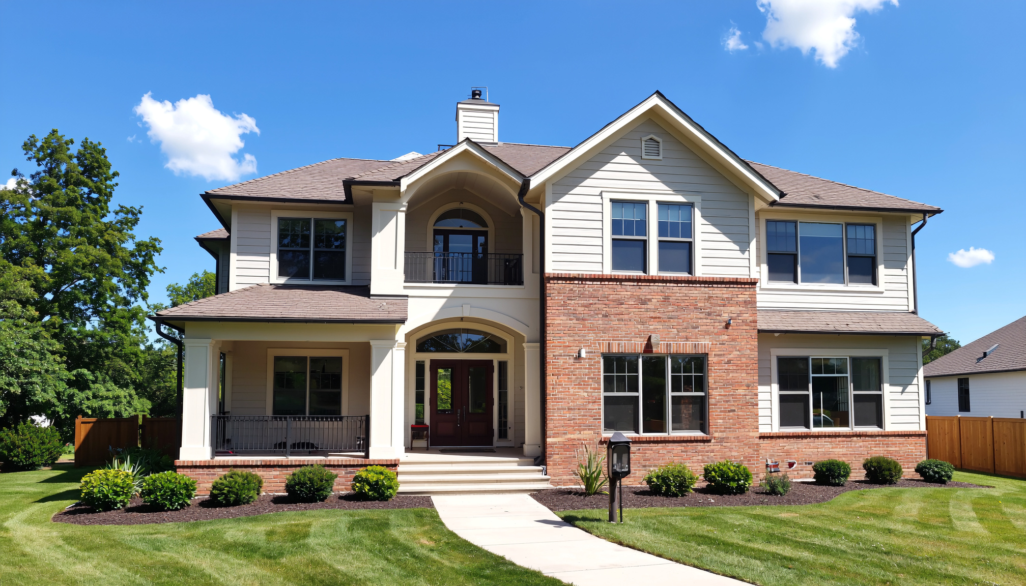 Ann Arbor, MI home seamless rain gutters